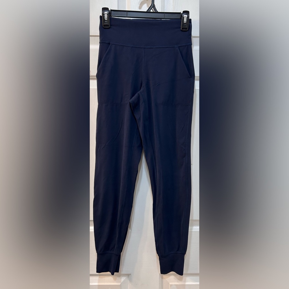 Lululemon Align Jogger Pants Soft 27"‎ True Navy Size 4 Athleisure Yoga Outdoor
